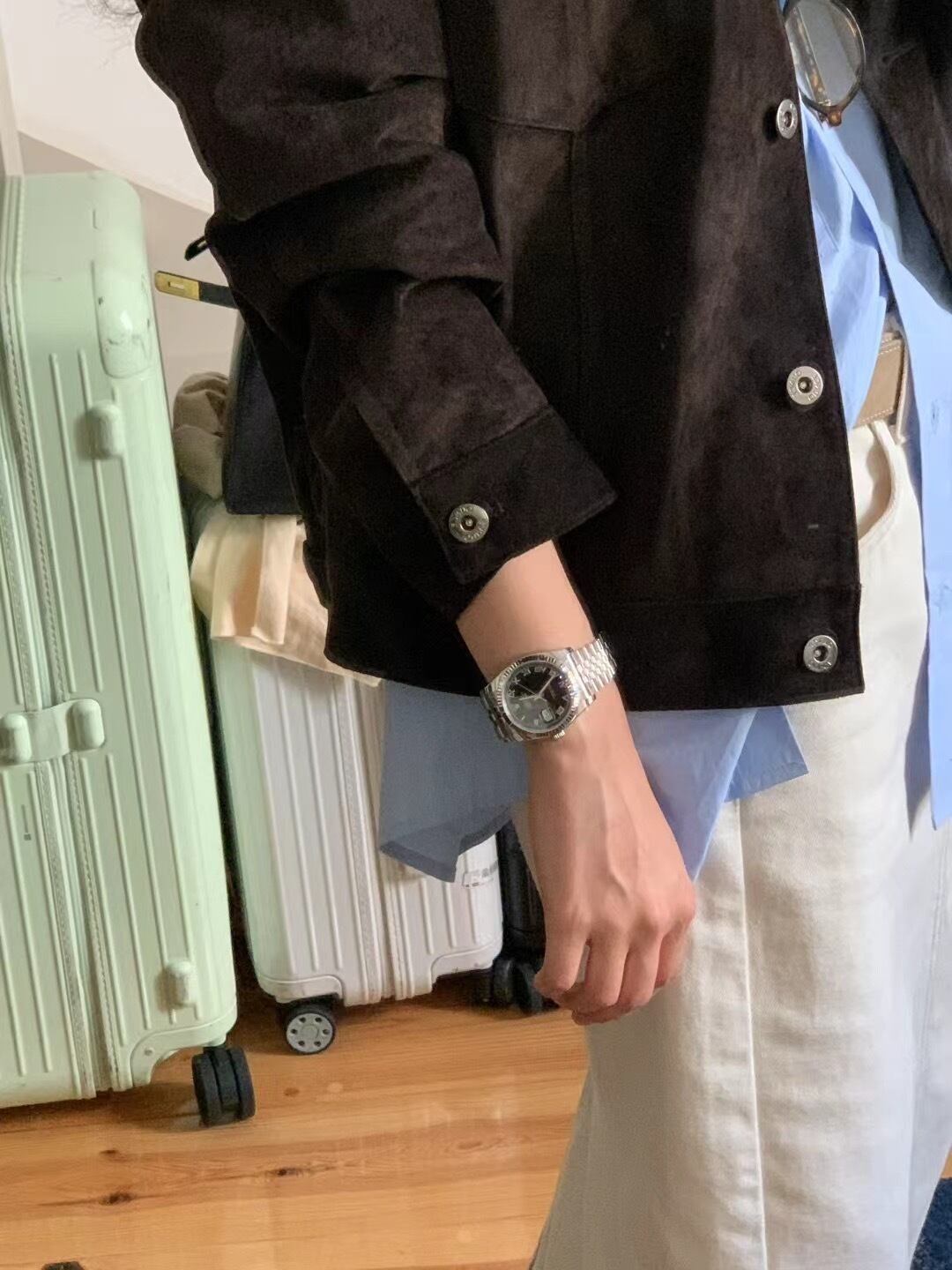 OUNCE] Studio leather jacket / 2color | MOMENT