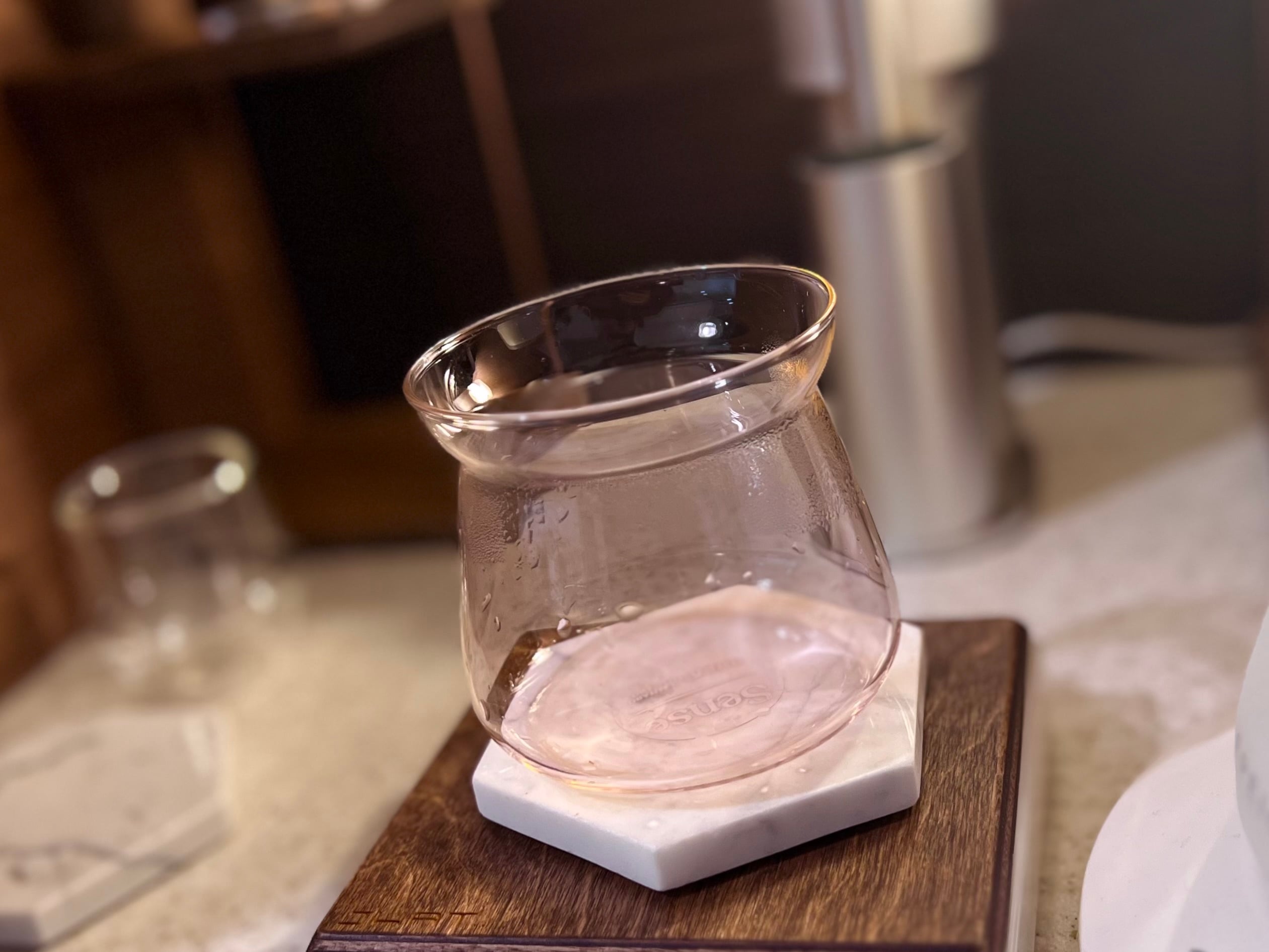 OREA Sense Glass Cup （275ml）Pink | COFFEE LAB KOMAMEYA