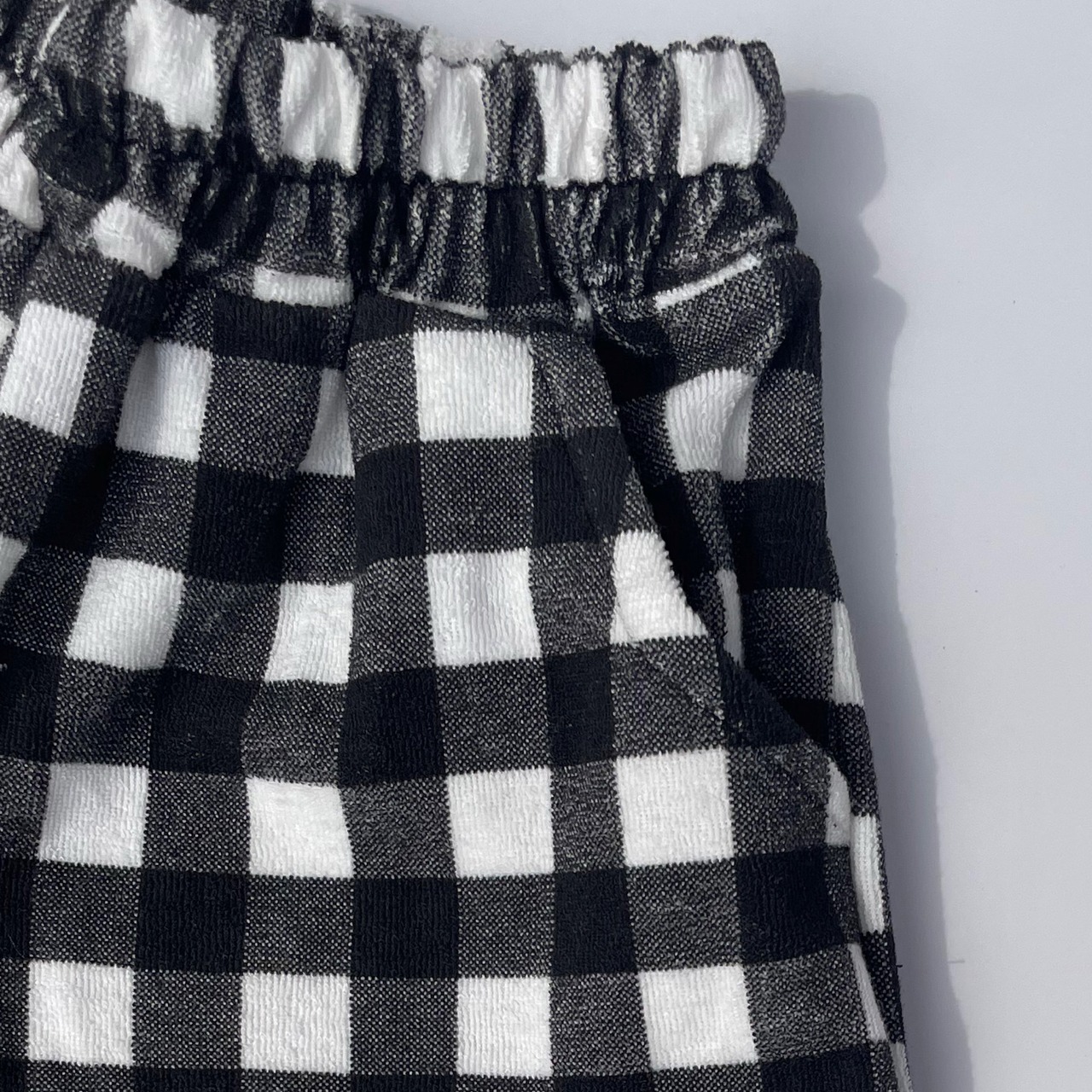 Boi チェックハーフパンツ - Black Check