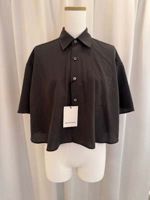 【2026SS】beautiful people - 2/80 sheer pique circular shirtblouse