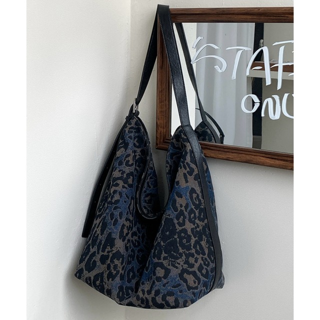 Large capacity leopard print bag   G1096