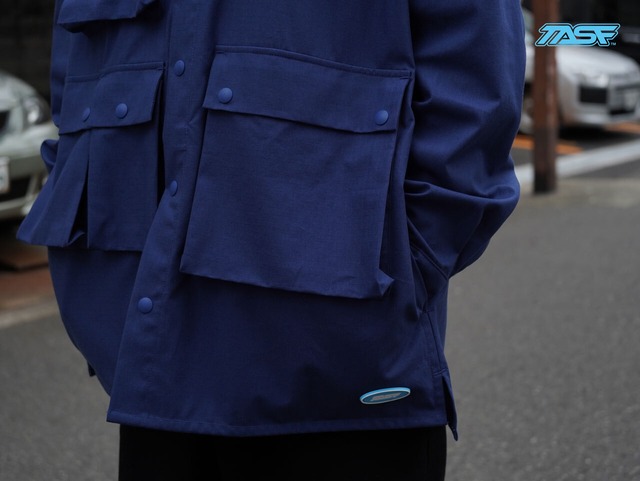 50%OFF!!　TASF  /   ポケットいっぱいシャツ  /  Navy