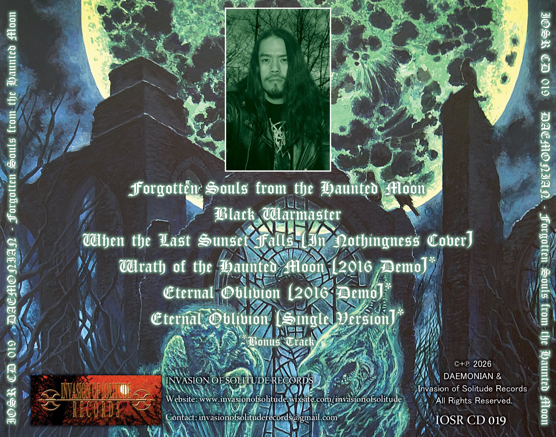 DAEMONIAN 『Forgotten Souls from the Haunted Moon／亡魂のお迎え