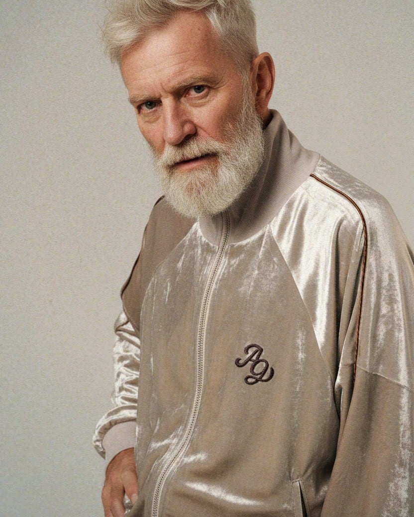 残り僅か| Clash Velour Driver's Jacket / Antique Gray