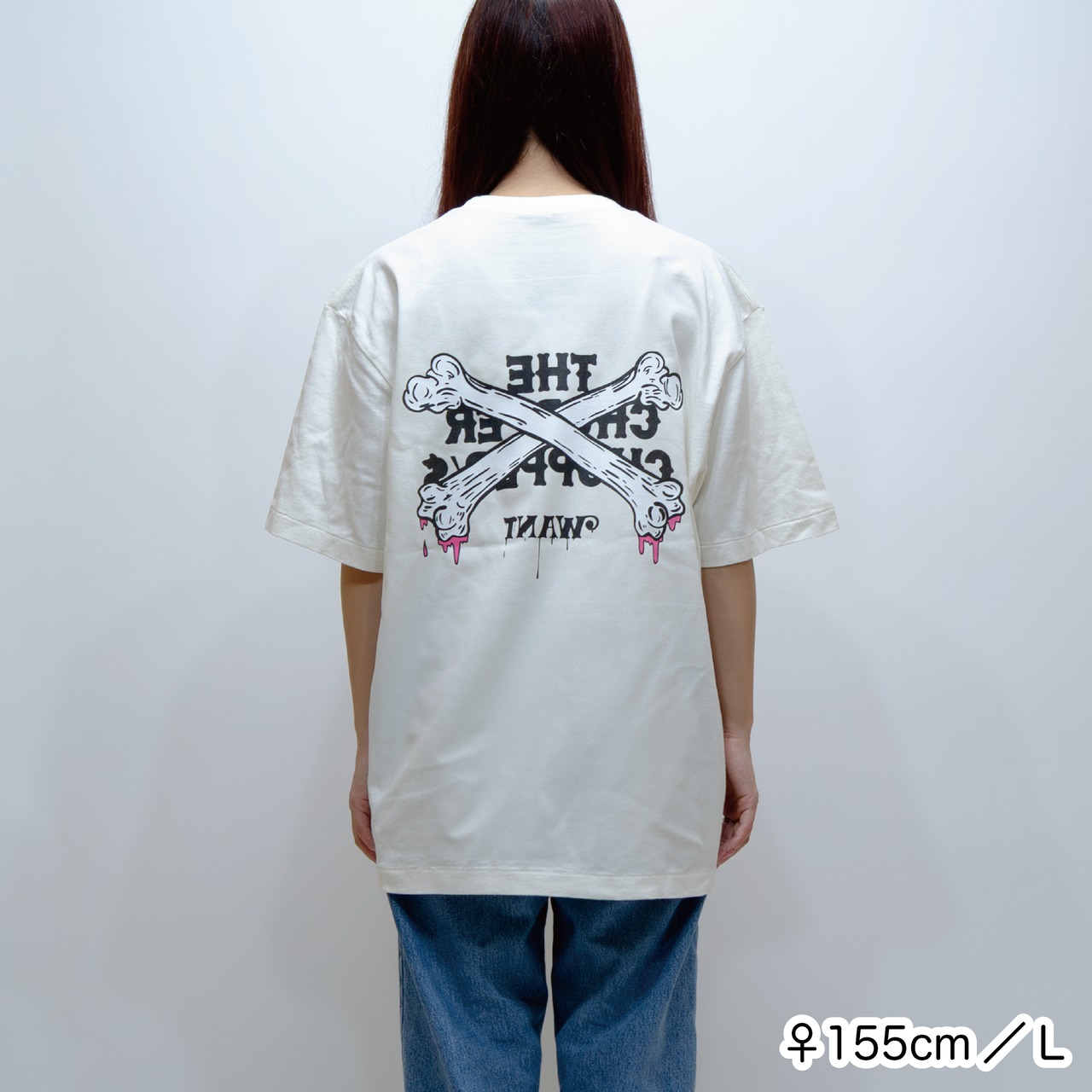WANT bonebone TEE [フェードホワイト]