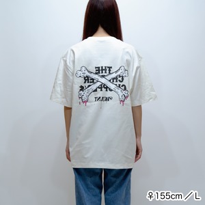 WANT bonebone TEE [フェードホワイト]