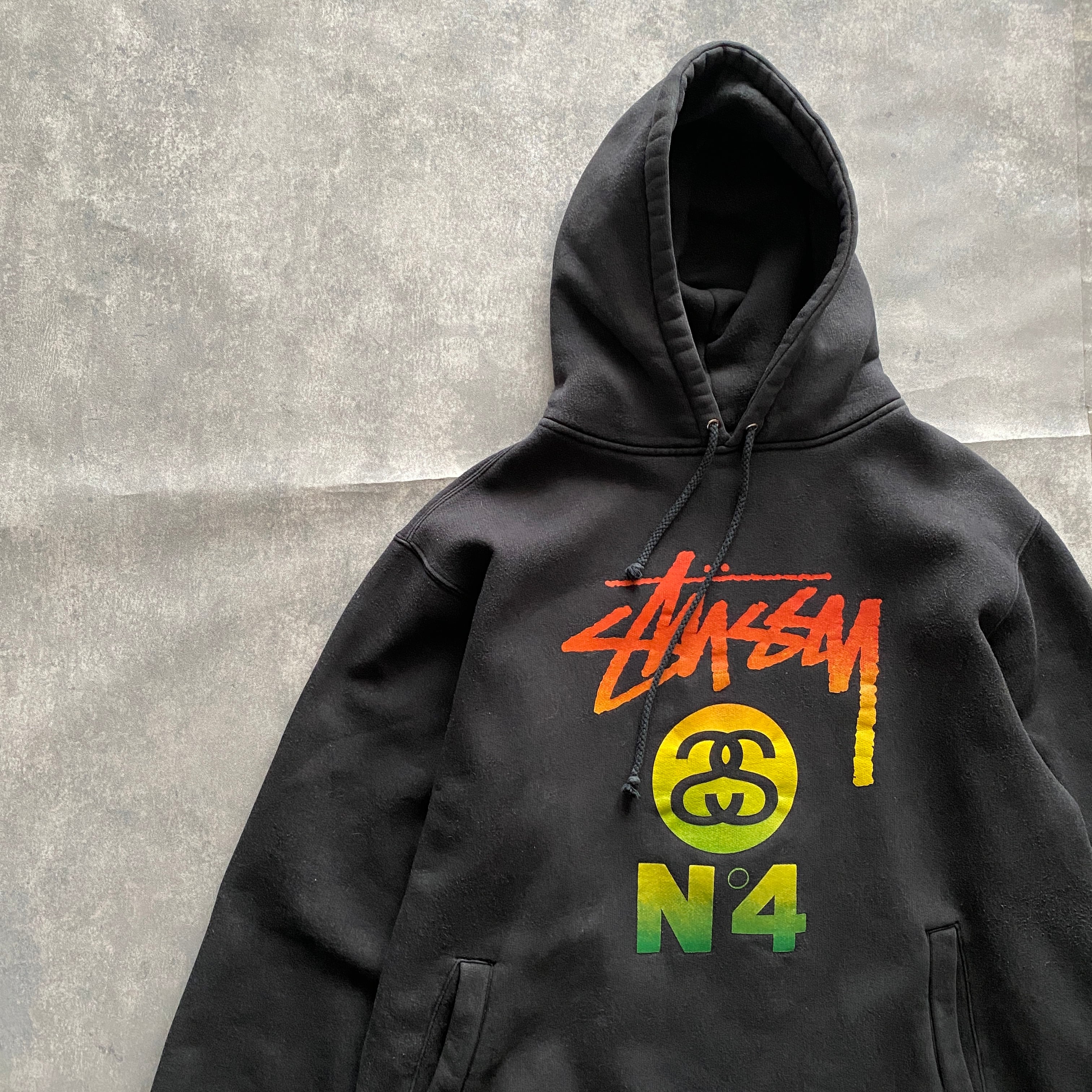 【特別価格‼️⠀】stussy トラックジャケット ラスタカラー 刺繍 デカロゴ