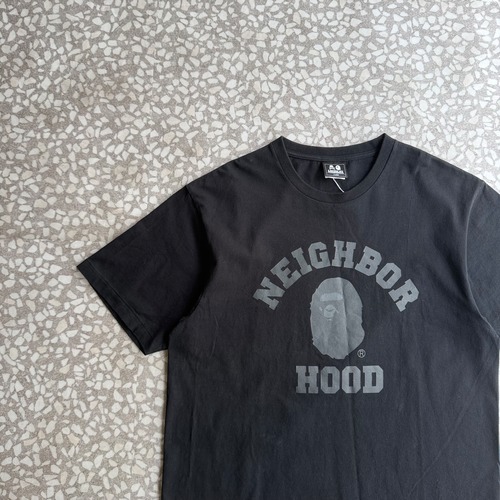 A Bathing Ape × NEIGHBORHOOD / print T-shirt size XL