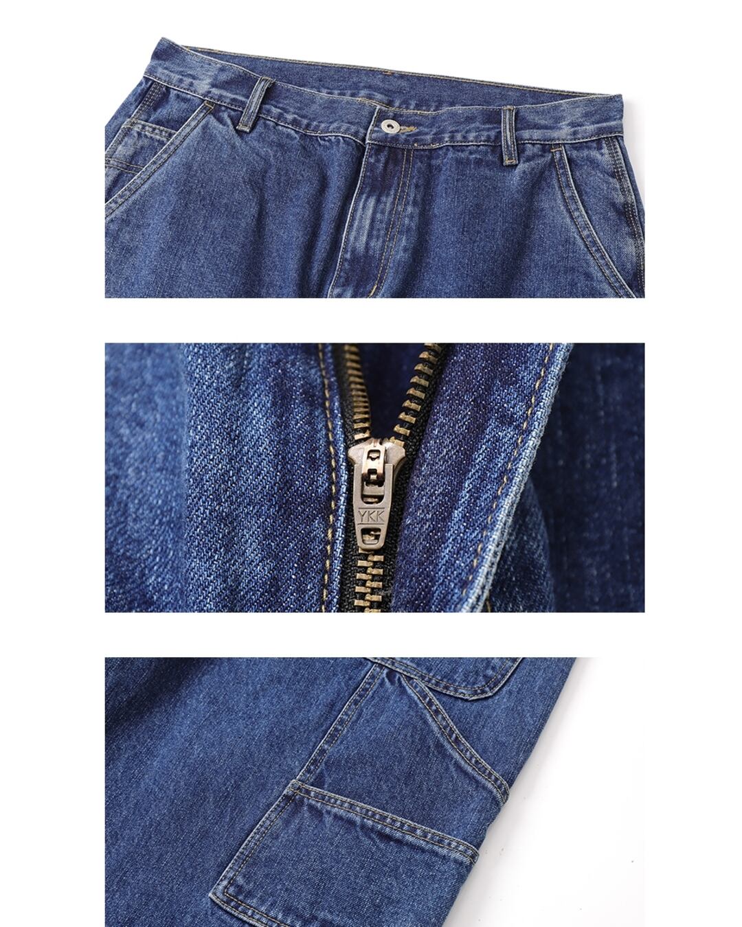 Loose Fit Wide Leg Denim Pants x00719 | XPOSE