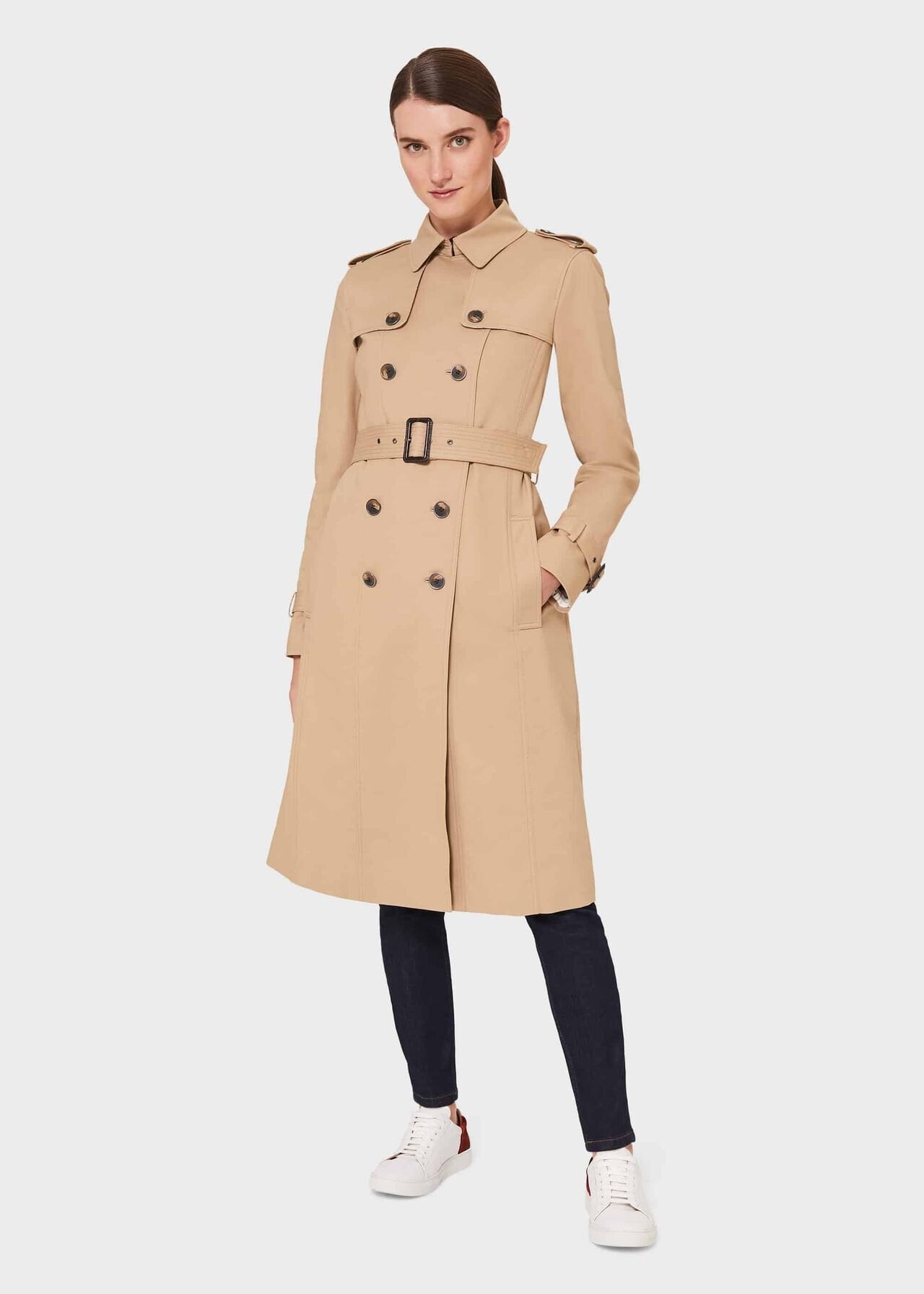 Hobbs London ホッブスロンドン トレンチコート モカ SOFIA TRENCH