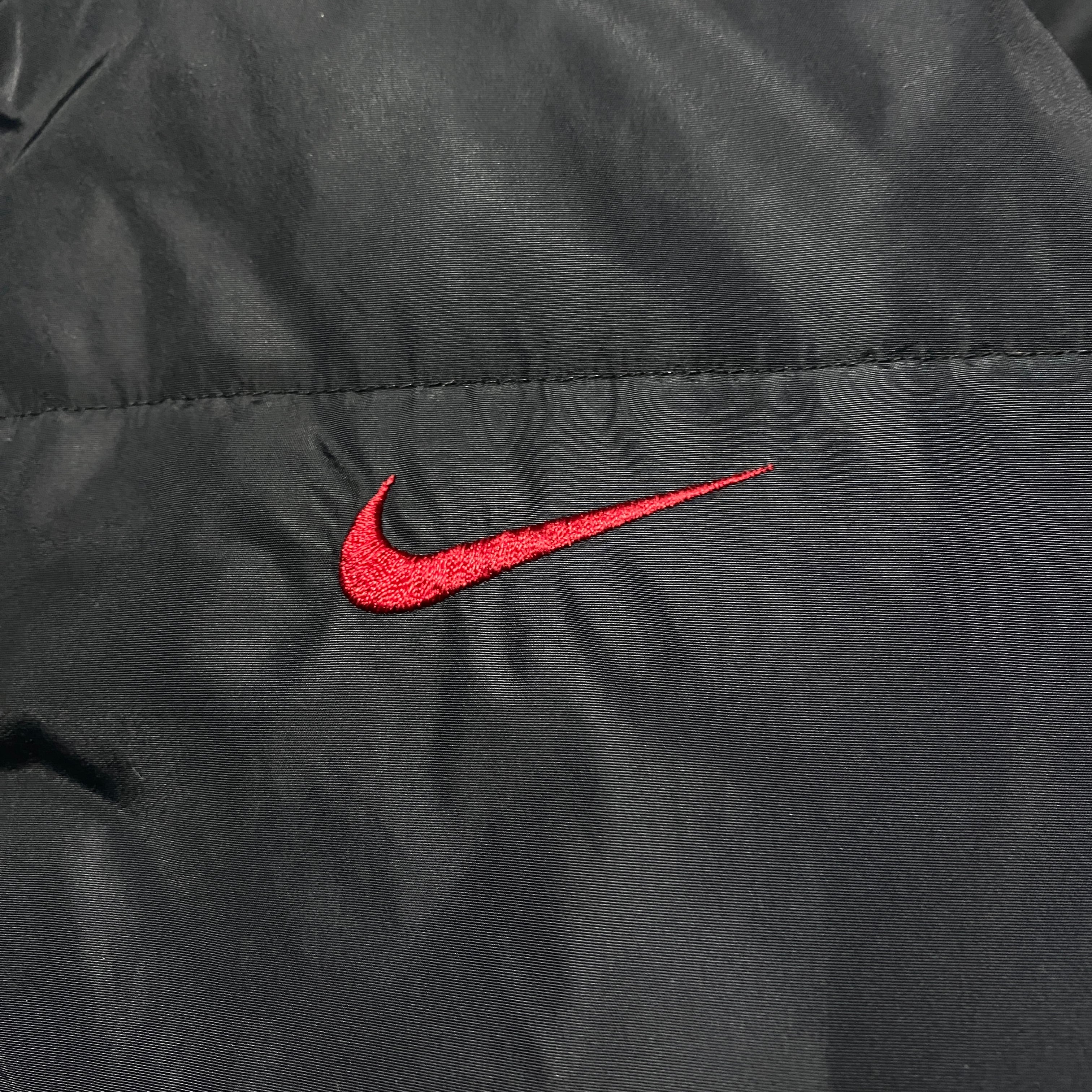 Size.XL】90's NIKE ナイキ スウォッシュ 刺繍ワンポイント バックロゴ