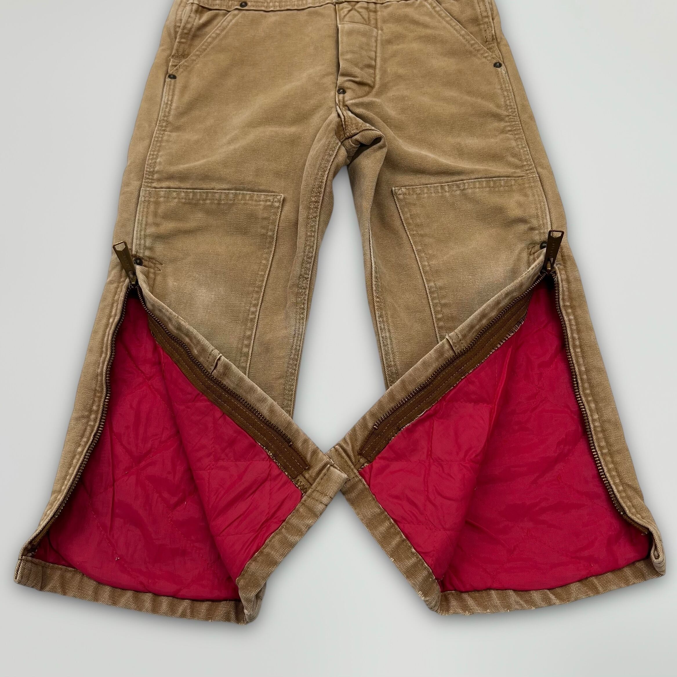 5-7T】Carhartt brown duck overall カーハート ブラウンダック