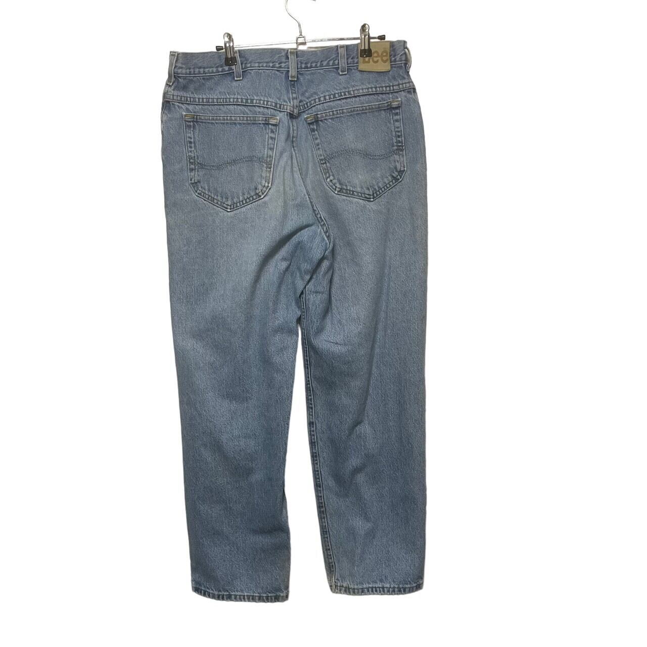W32×L30#裾上げ済み】Lee デニムパンツ 革パッチ | 古着屋OLDGREEN