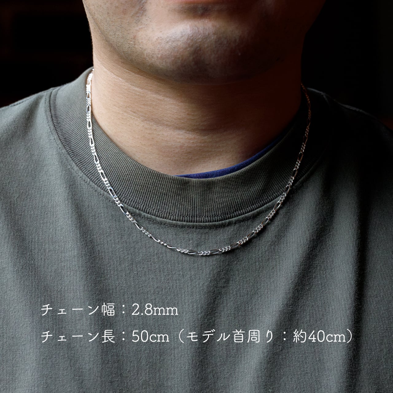2本セット（刻印可）】ツインダイヤモンドネックレス｜シルバー925