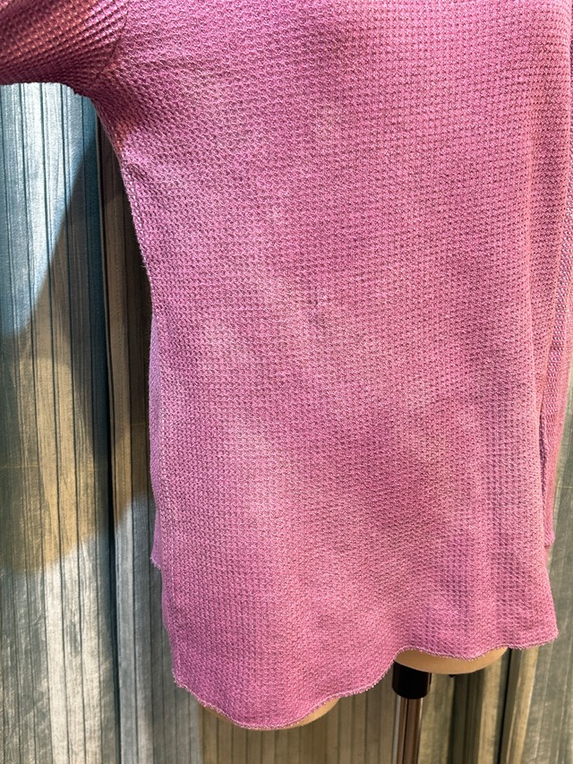 garment dye thermal  purple＆pastel purple rose
