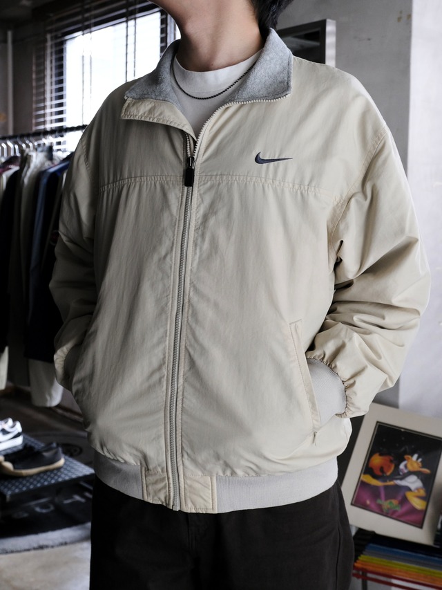 Used NIKE nylon-fleece zipup jacket