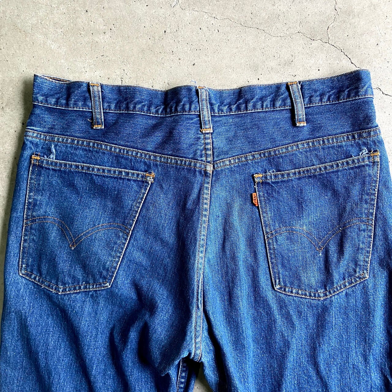 70年代 ビンテージ オレンジタブ スモールe Levi's リーバイス 646