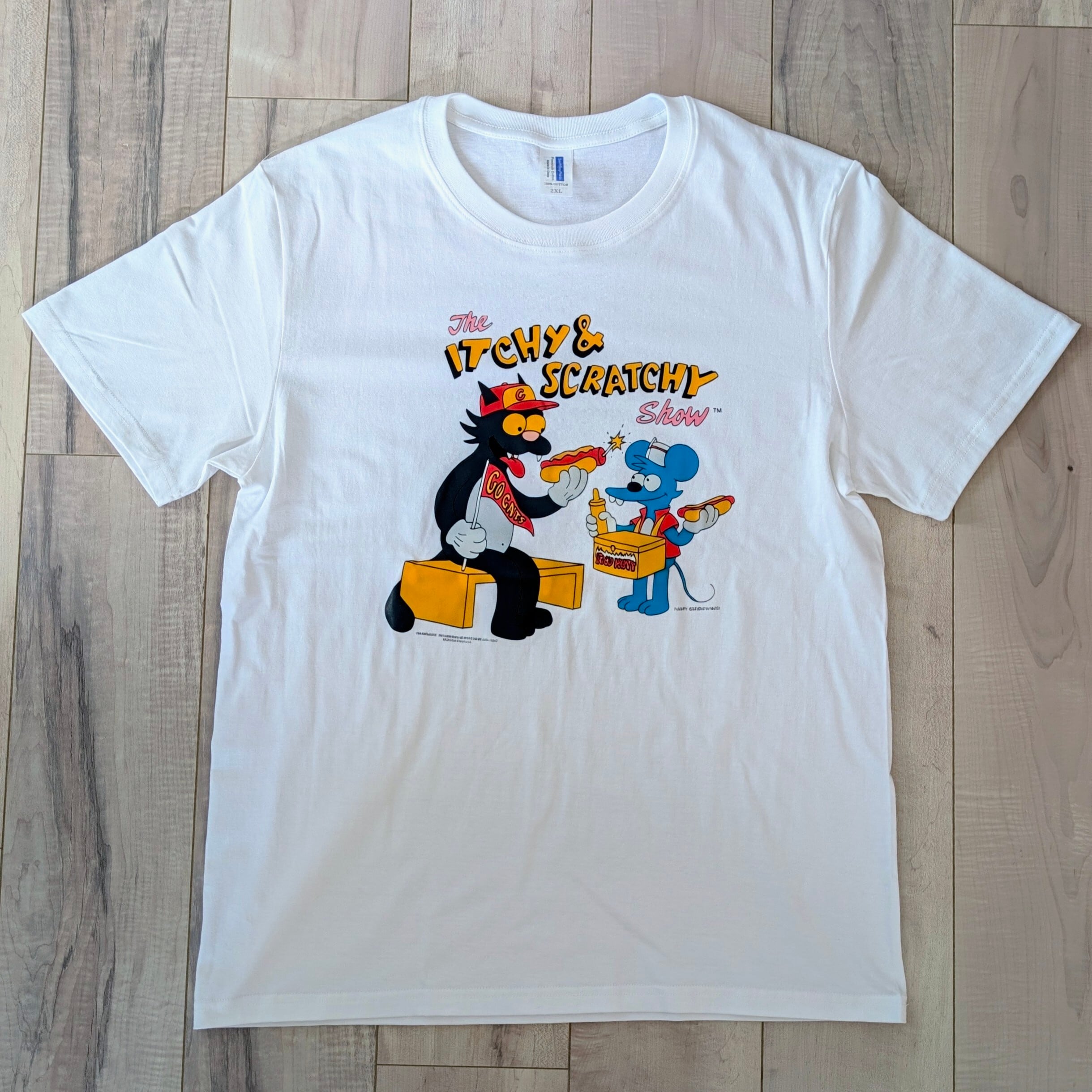 【 The Simpsons( ザ・シンプソンズ ) 】『 The Itchy & Scratchy Show / イッチー&スクラッチー 』 Tシャツ〚アメリカン雑貨 アメトイ〛