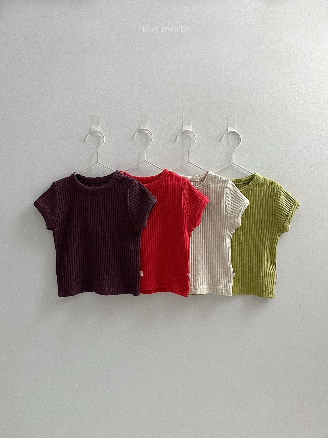 【早割予約】Bella ribbed T-shirt / minirobe