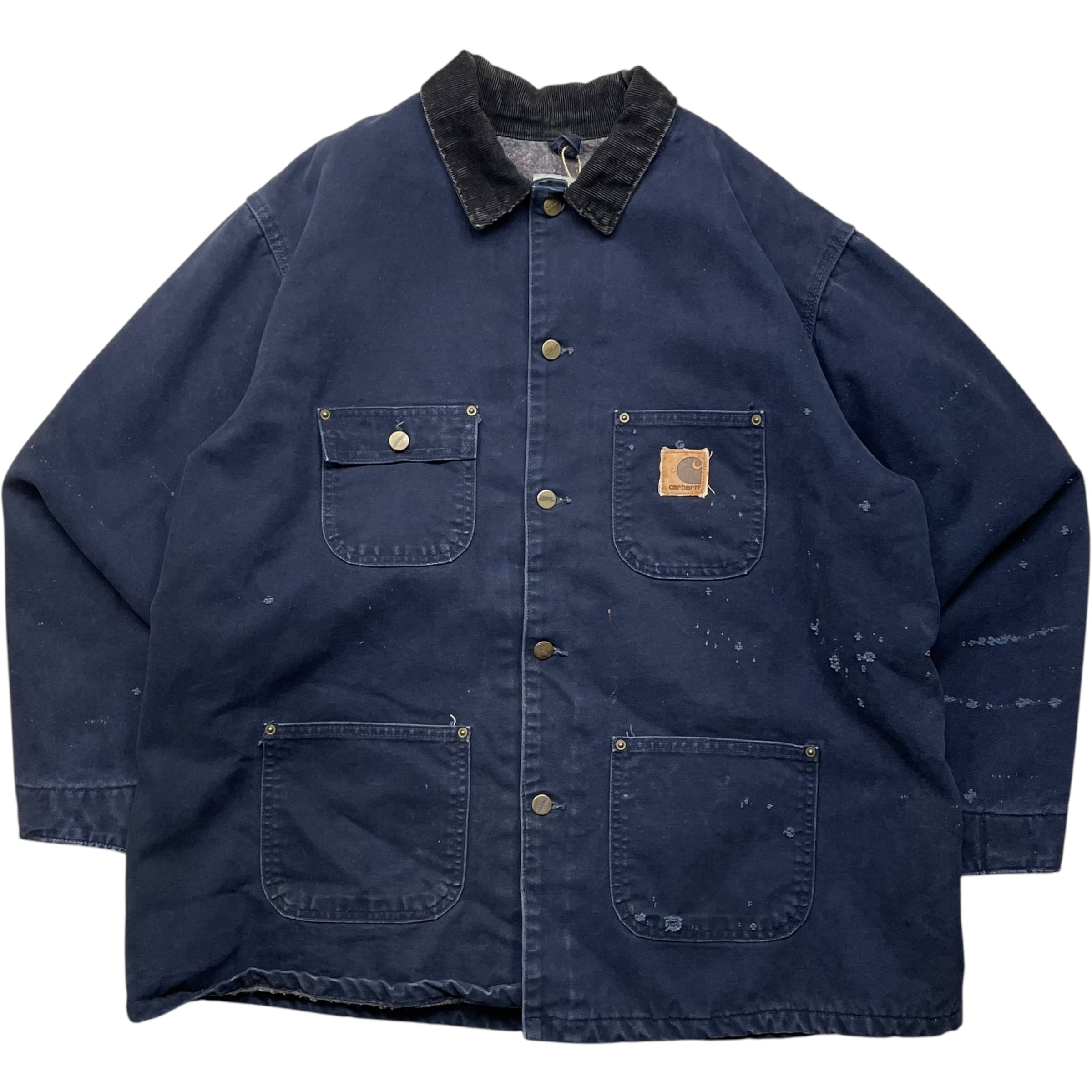 《XL》 Carhartt カーハート ミシガンチョアコート ワークジャケット MDT ミッドナイト USA製 no.9054