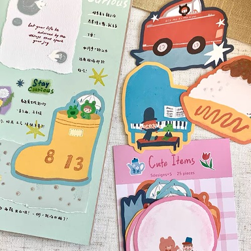新作予約☆MO1037｜Molinta【阿卓可爱物品 / Cute Items】ダイカットメモ