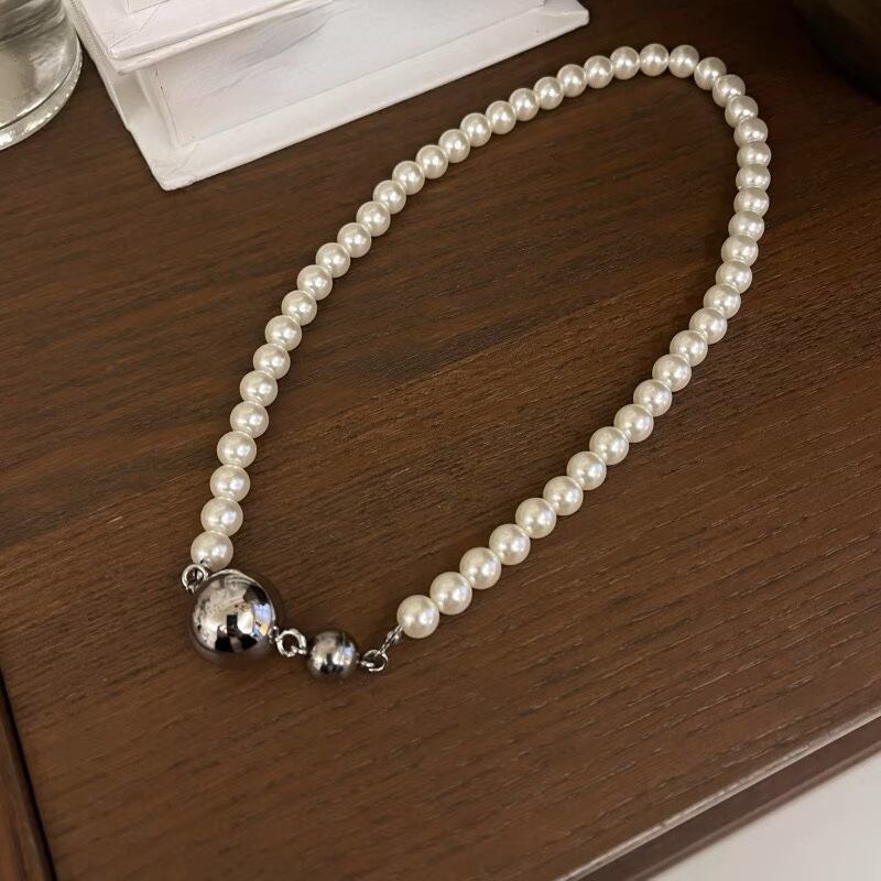 ete｜K18YG レイヤー パール ネックレス | Rakuten Fashion(楽天