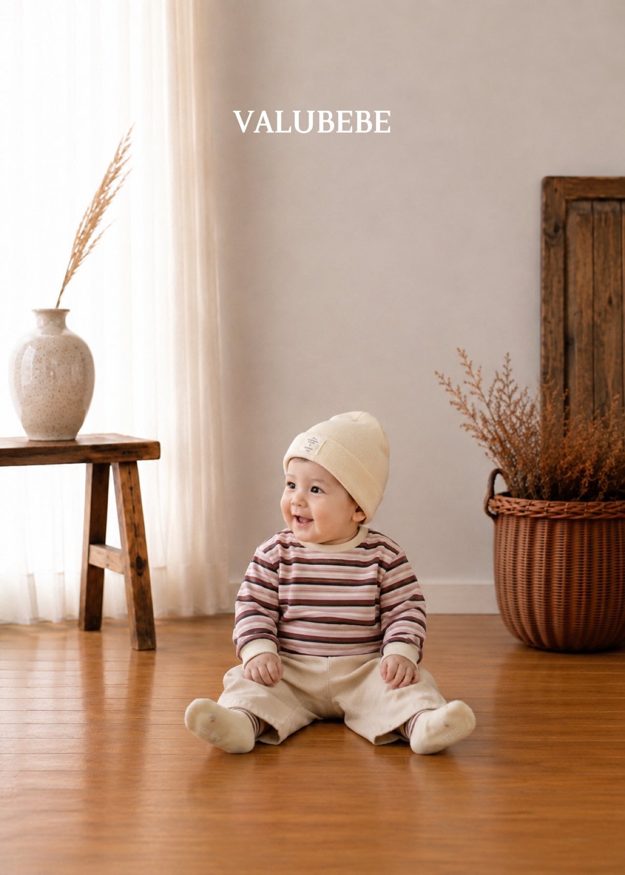 送料無料【予約】/ ボタンチノパンツ / valubebe