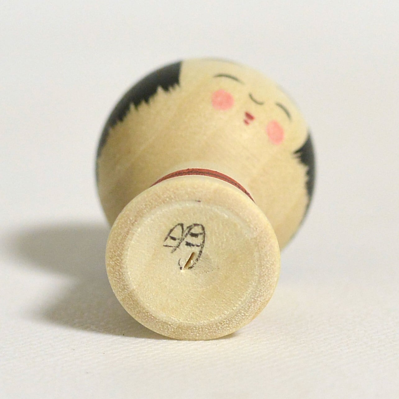 小寸こけし（ミニこけし） 約1寸 約3.5cm 鈴木明 工人（作並系）#2269