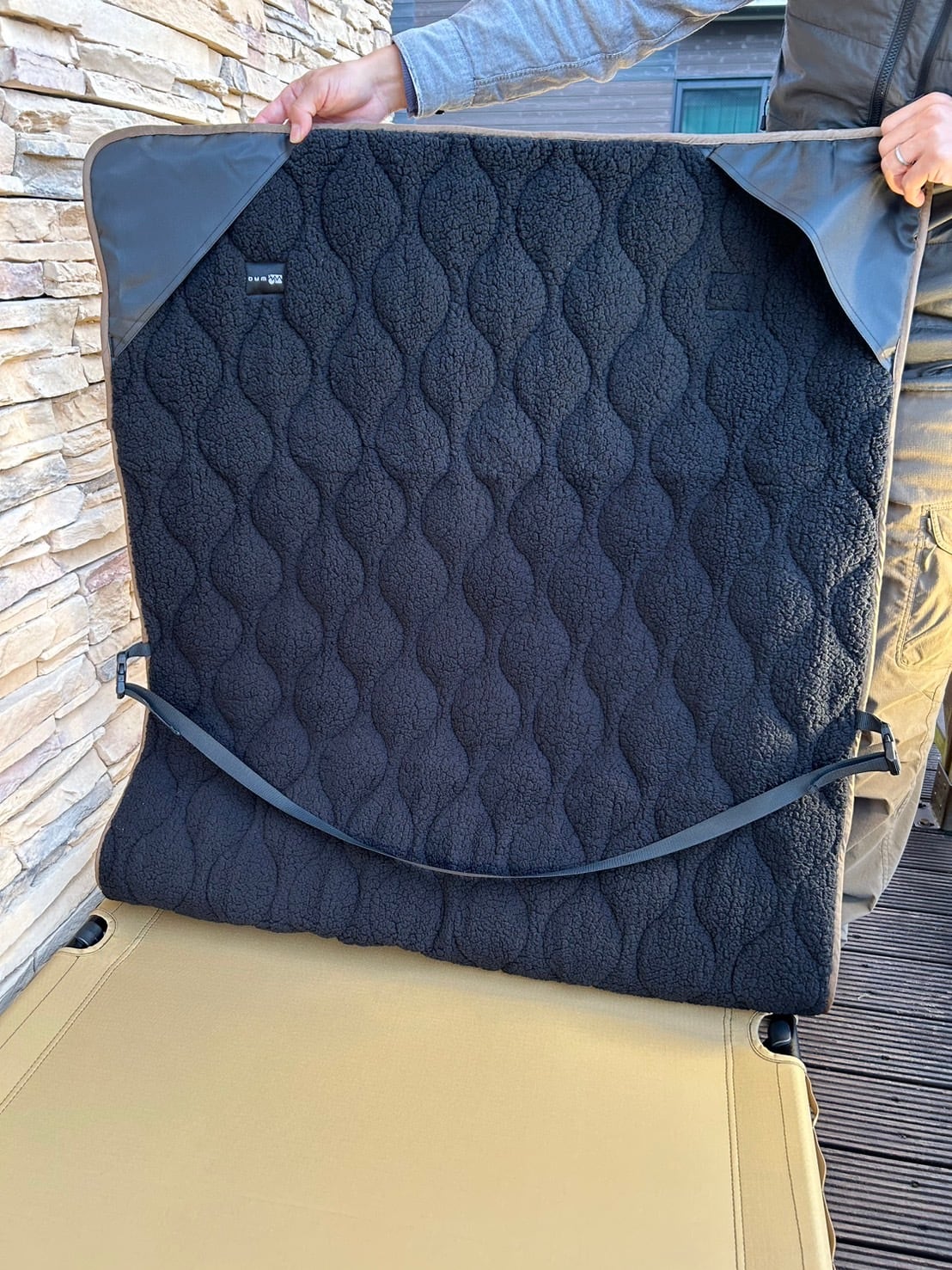 WAQワック】 Reversible Cot Blanket コット用ブランケット （ワイド