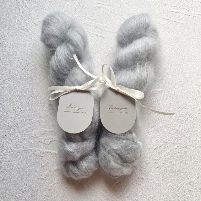 Kid Mohair DK【Cloud Gray】