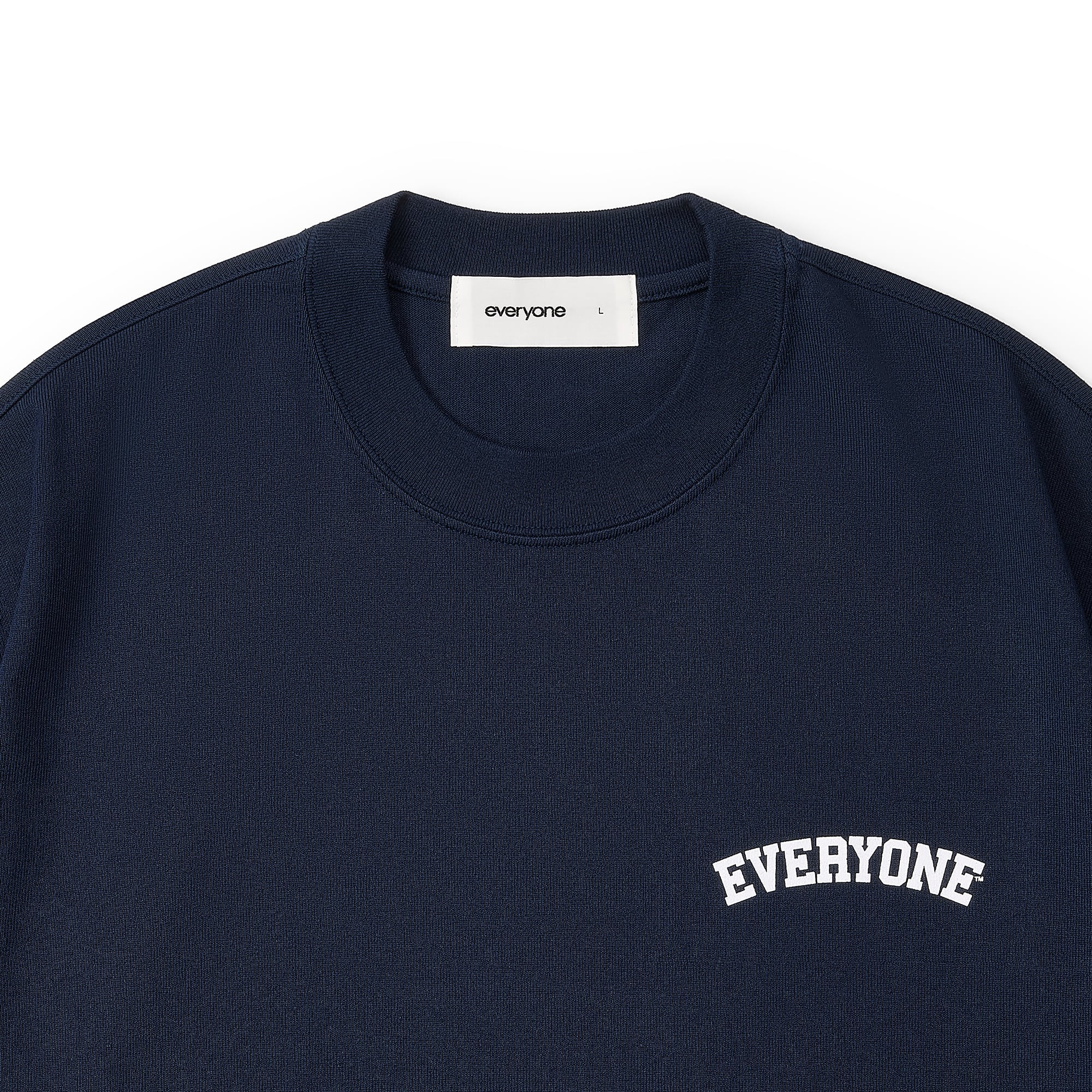 トップス everyone collegiate logo tee shirt everyone collegiate logo tee shirt (NAVY/WHITE) | everyone