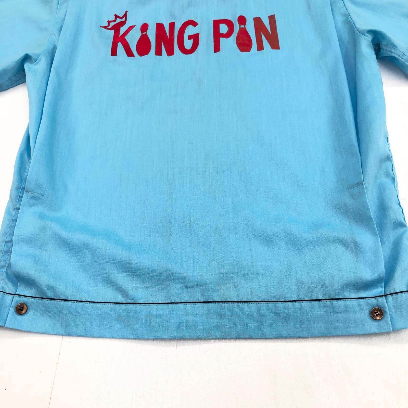 HILTON ヒルトン 60- 70年代 USA製 三角タグ 胸刺繍 バック KING PIN