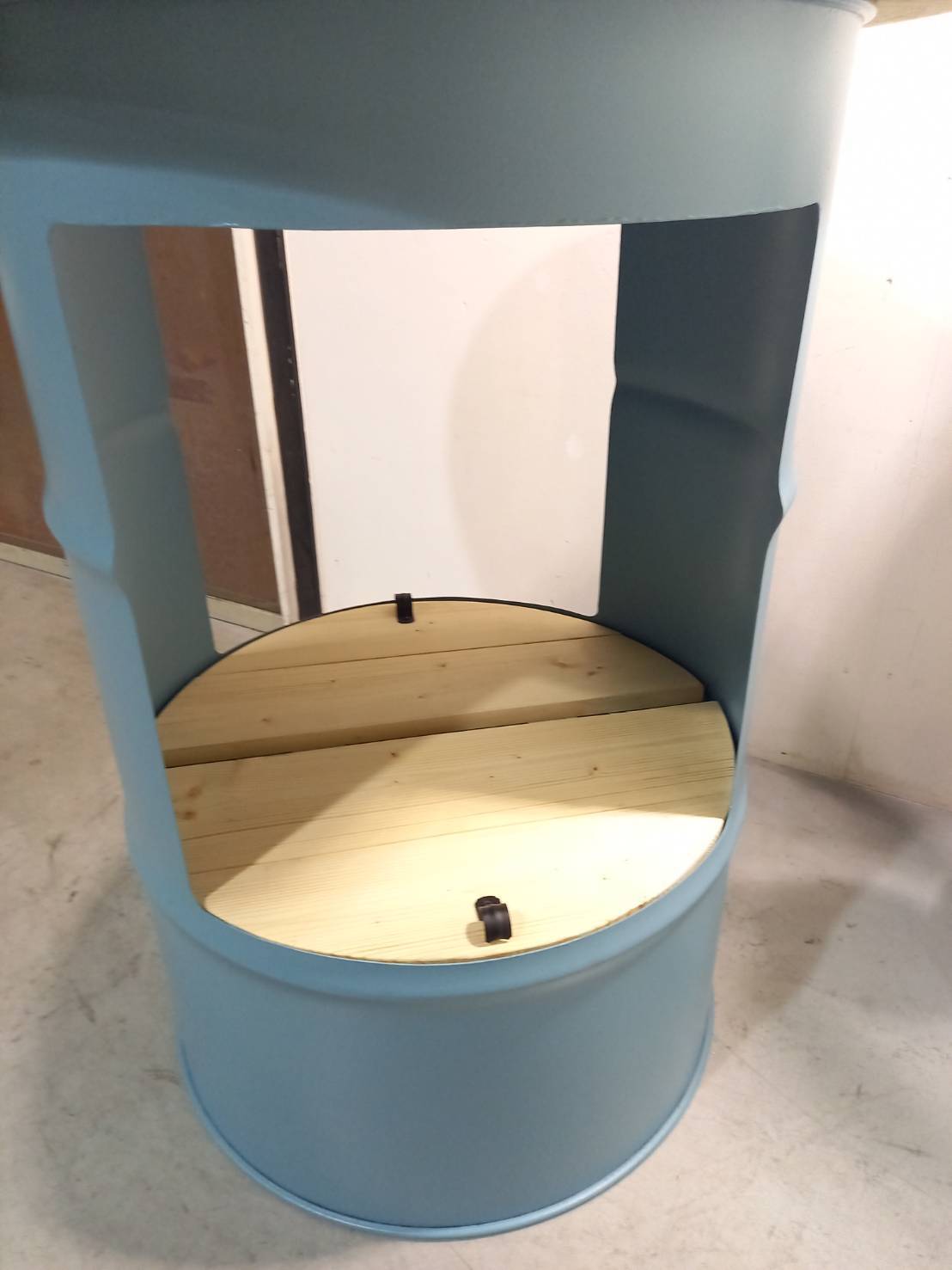 ドラム缶 リメイク テーブル アメリカン インダストリアル 机