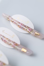 ( ﾊﾞﾚｯﾀ ) 花の小道  wave / ピンク