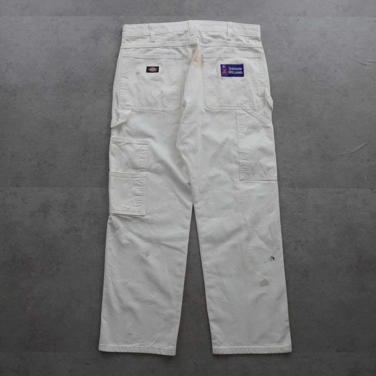 Dickies Sherwin-Williams white painter pants [W33.5L28相当] 古着 - 3