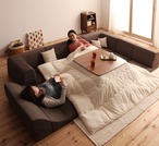 ソファー フロアコーナーソファ SHALLOW シャロウ 1P+2P+コーナー ローソファー