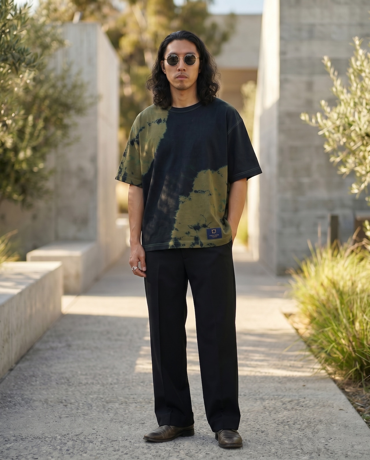 【数量限定販売】藍染めタイダイTシャツ 草分け
