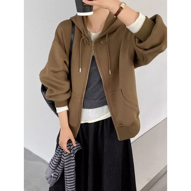 double zip hoodie 101624 | toujouage