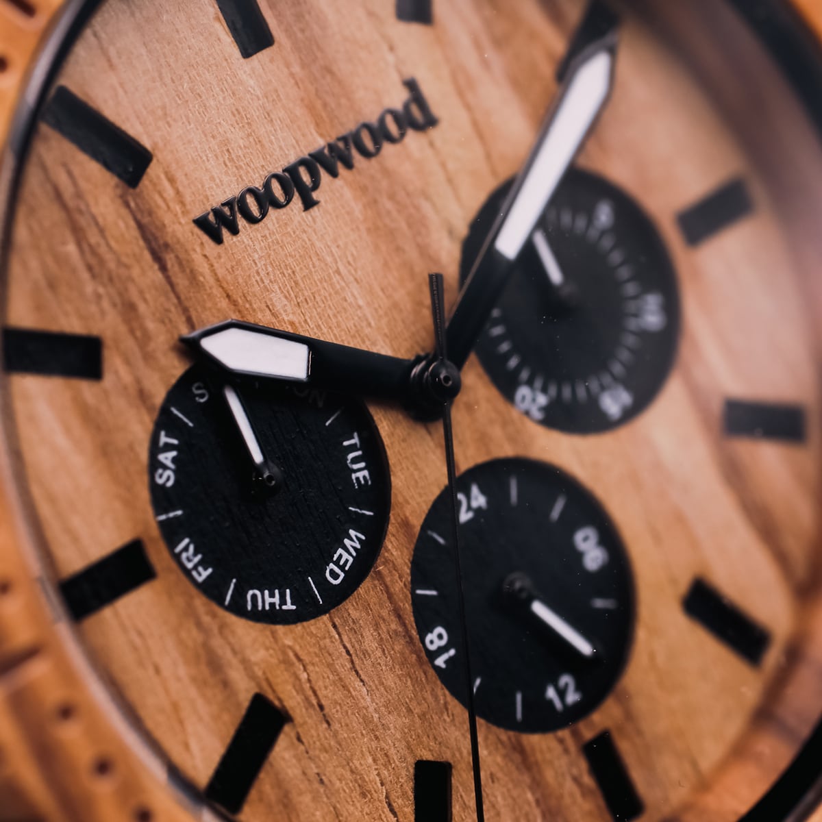 木製腕時計 ”UKA”【OLIVE】 | WoopWood