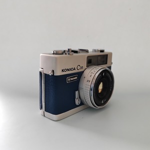 Konica C35 Flashmatic 整備済みフィルムカメラ｜ネイビーブルー・3ヶ月保証