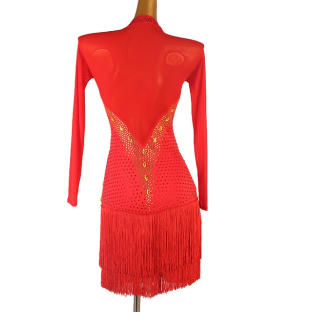 レースアップカット・ラテンドレス　ds00681