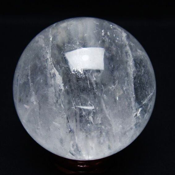 水晶 丸玉 67mm スフィア 置物 水晶玉 一点物 151-8921