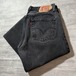 Levi’s / 501　メキシコ製 black denim size 32×32