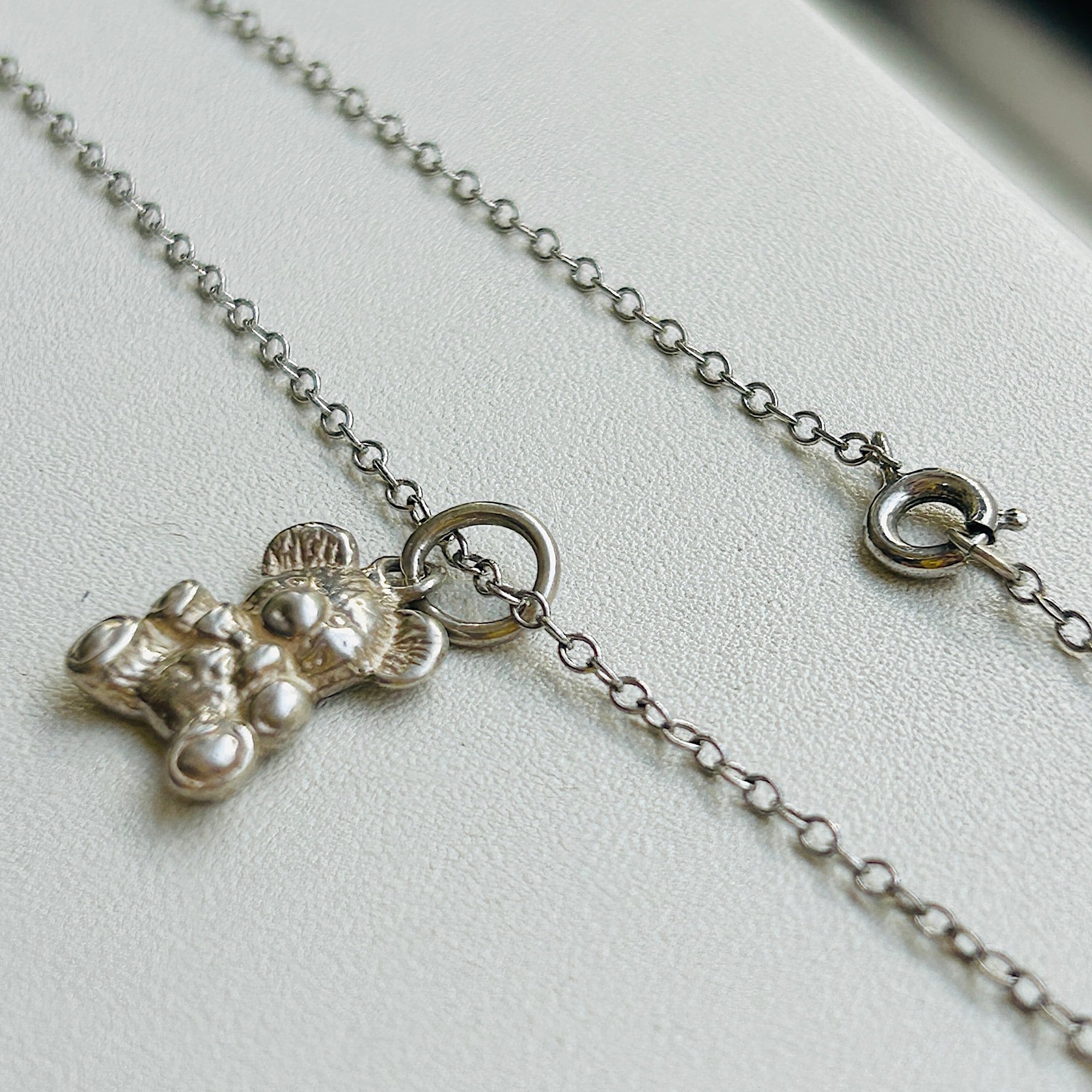シルバー925 miniクマネックレス（39cm） | Milo Antiques & Vintage