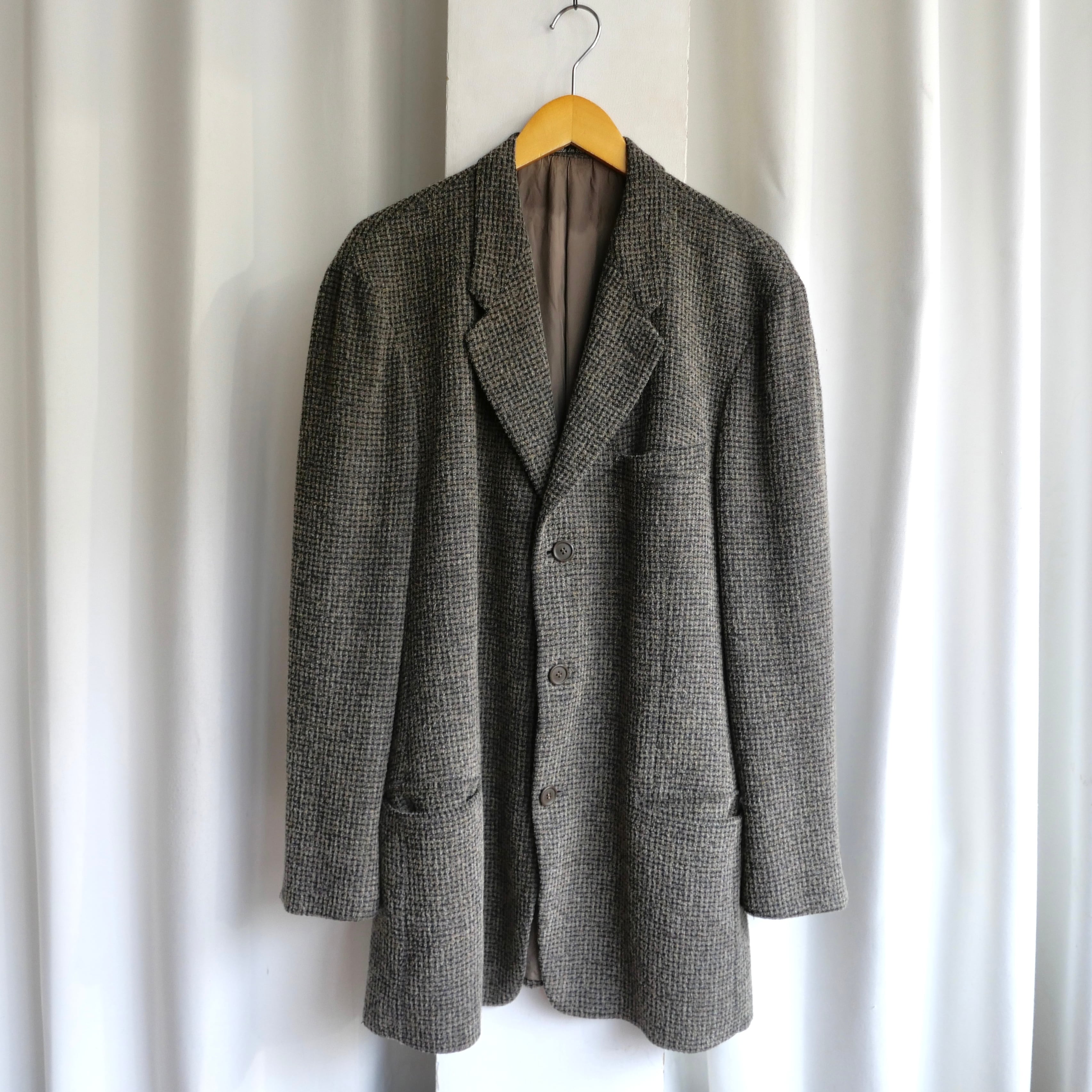80-90s GIORGIO ARMANI LE COLLEZIONI 3B TWEED JACKET | safarionline