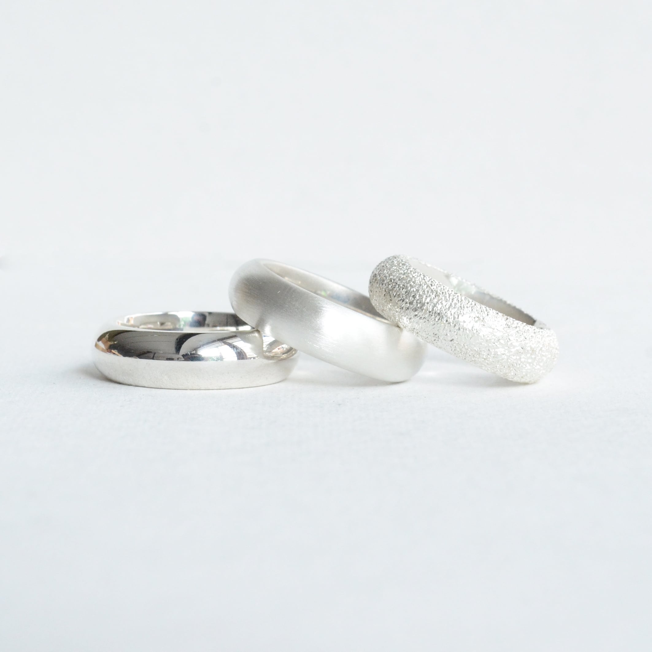 〈Silver925〉 simple ring / dome / 7mm