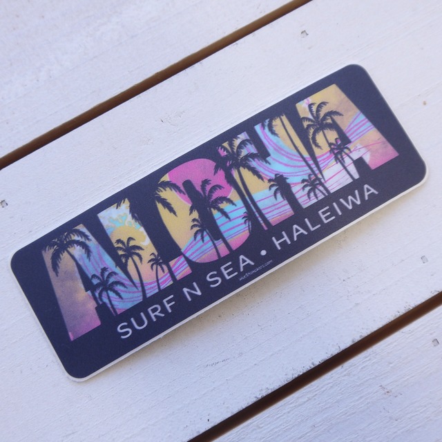 ★ハワイ直輸入★SURFER X-ING ステッカー＜サーフ・アンド・シー＞Surf N Sea／サーフンシー／ノースショア／ハレイワ／Northshore／防水＜ALOHA＞