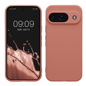 【数量限り】kwmobile スマホケース Google Pixel 9対応 ケース - スマートフォン バックカバー TPU 耐衝撃 ウィンター ローズ