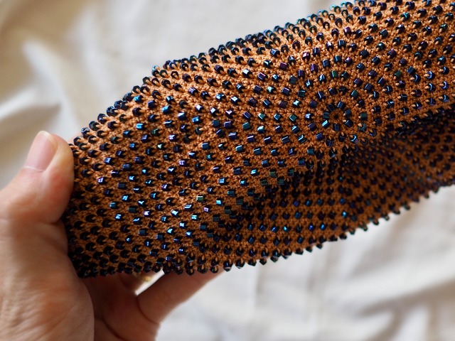 AMERICA?  1970's〜 beads tiny bag