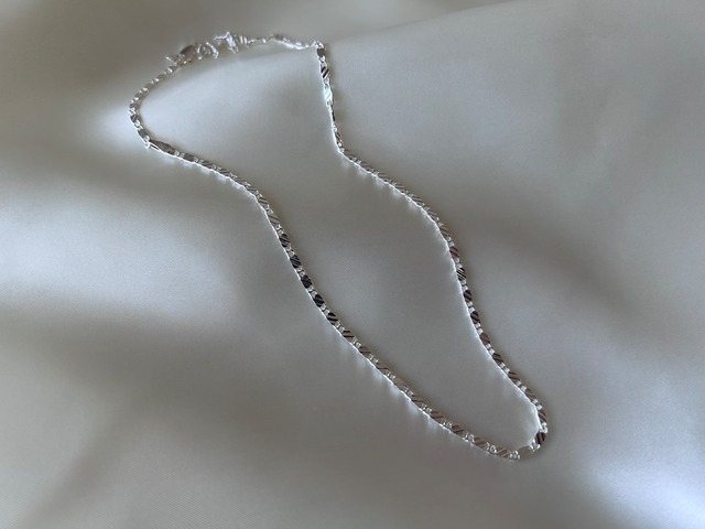 ［特別価格］【Men's】#M182 flat necklace silver925